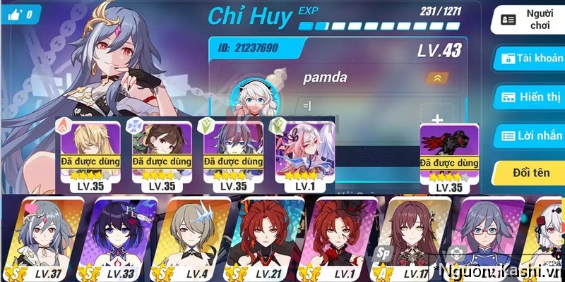 acc honkai impact 3 miễn phí