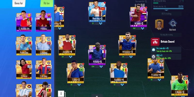 Acc Football Pro VTC miễn phí VIP đội hình mạnh 2025