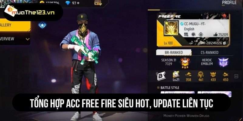 acc free fire miễn phí chưa ai lấy
