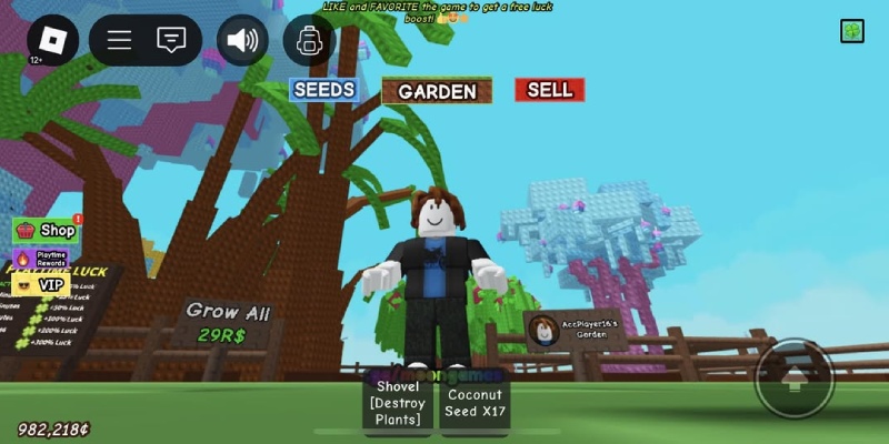 Nhận acc Grow A Garden VIP free level cao 2025
