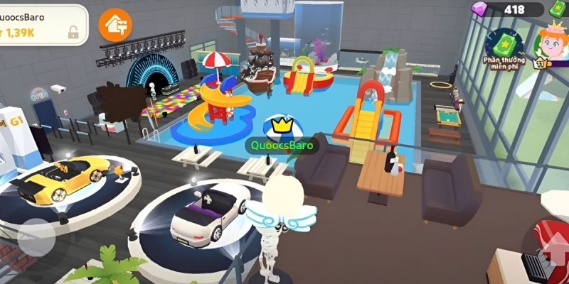 Tặng acc Play Together VIP nhà đẹp, level cao free 2025