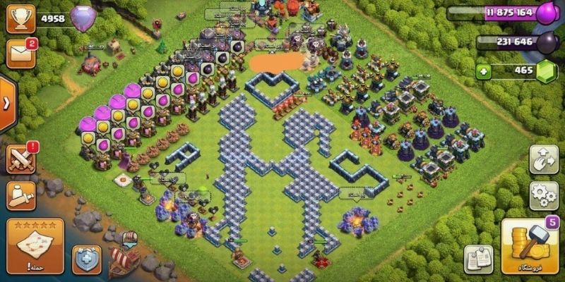 Clash of Clans thu hút game thủ chiến thuật