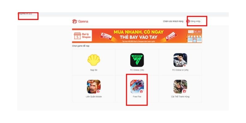 Mua thẻ Garena bằng SMS hiện đang rất phổ biến