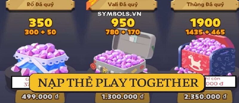 Cập nhật các cách nạp thẻ game play together siêu dễ, siêu rẻ