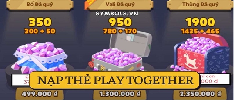 Cập nhật các cách nạp thẻ game play together siêu dễ, siêu rẻ