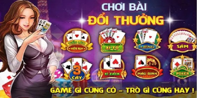 Hệ thống các trò chơi trong game bài B88
