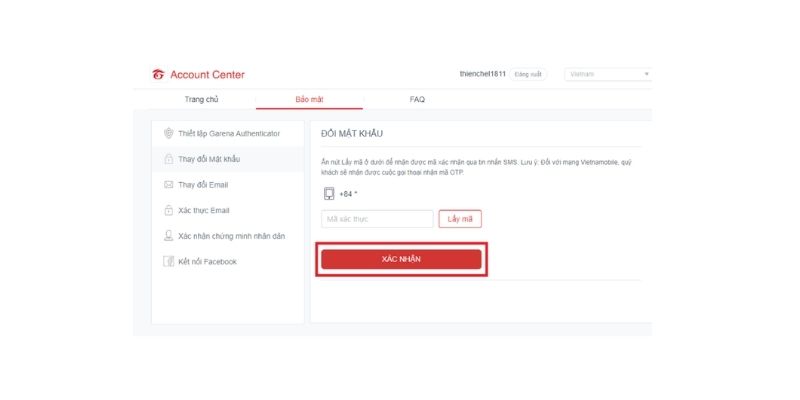 Hướng dẫn cách đổi gmail Garena khi gmail chưa xác thực & không có số điện thoại