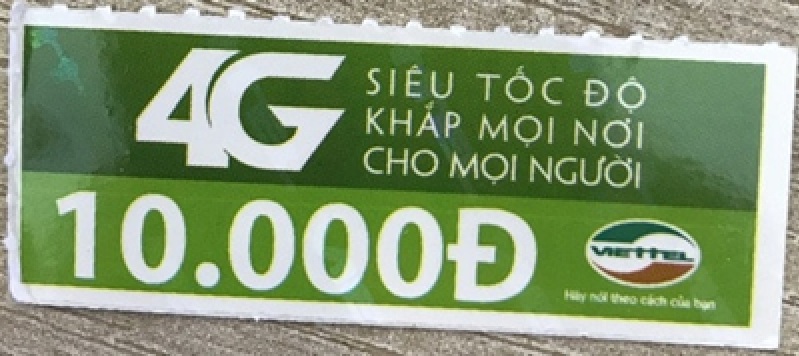 Mua thẻ viettel 10k