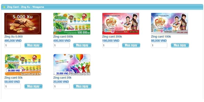 Hướng dẫn cách mua thẻ zing xu giá rẻ, chiết khấu cao nhất