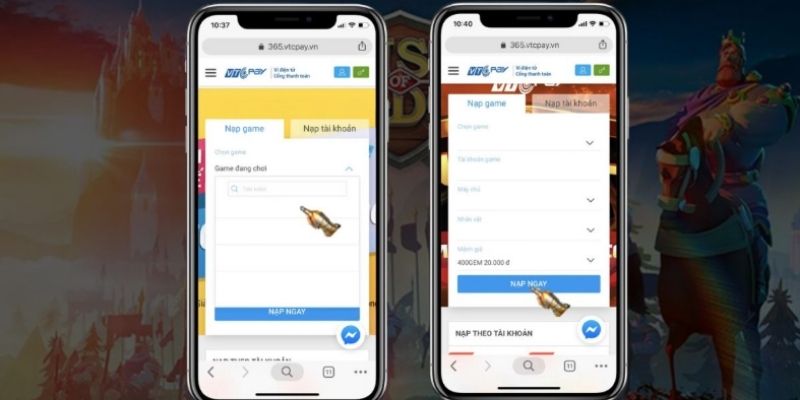 Nạp qua thẻ tỏ ra rắc rối hơn đôi chút