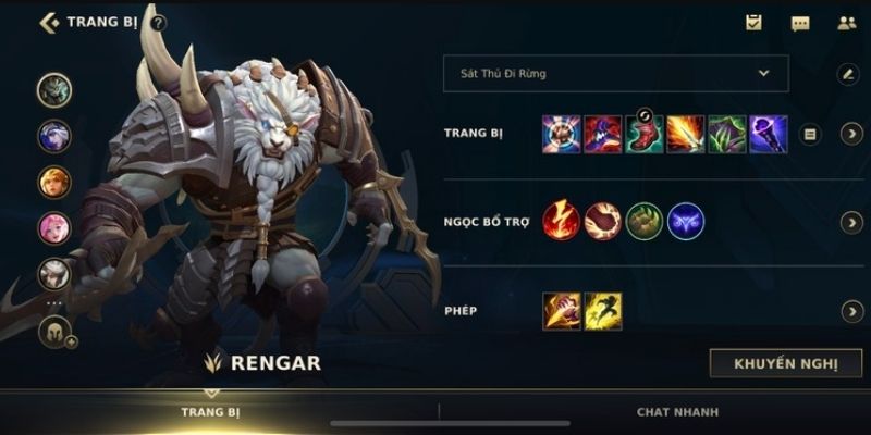 Những ưu điểm đang tồn tại trong Rengar