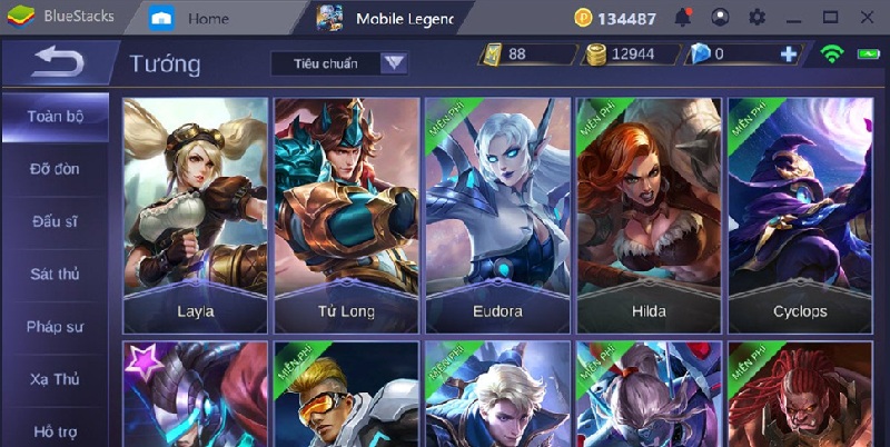 Sơ lược về các tướng trong Mobile Legends