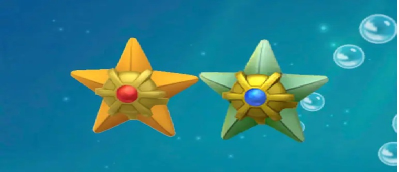 Staryu là Shiny Pokemon vừa đẹp vừa dị